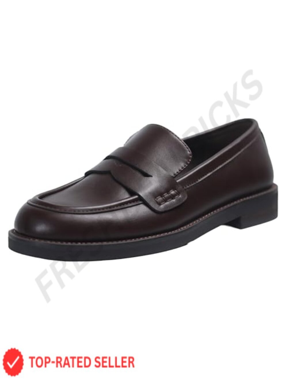 Penny Loafers Slip On Business Casual Dressy Work Flats Moc Toe Comfort Walking